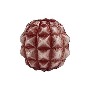 Miçanga Barão Mini Abacaxi Branco Vermelho - 10pç