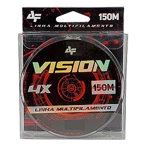 Linha Albatroz Vision 4X 150m Amarela - 20lb 0.16mm