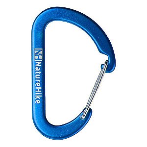 Mosquetão Chaveiro Naturehike D-mini 4cm 2pç - Azul
