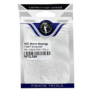 Miçanga Micro ADC  0.70mm 375pçs - Transparente