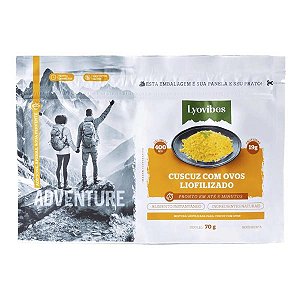 Refeição Cuscuz com Ovos Liofilizada Lyovibes 70g