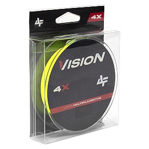 Linha Albatroz Vision 4x 150m Amarela - 45lb 0.32mm