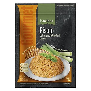 Refeição Lyovibes Risoto de Frango com Alho Poró 70g