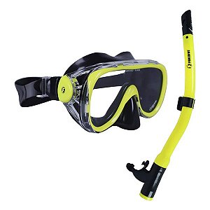 Kit de Mergulho Infantil Fundive Búzios - Amarelo/Preto