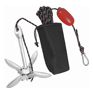 Kit Âncora Folding 1.5kg com Corda e Boia