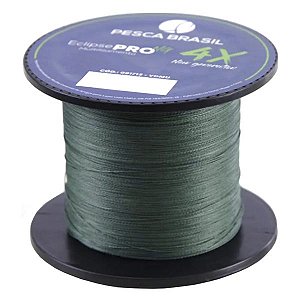 Linha Pesca Brasil Eclipse Pro 4X Verde 500m - 0.45mm