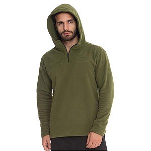 Blusão Fleece com Capuz Oro Masculino - Verde