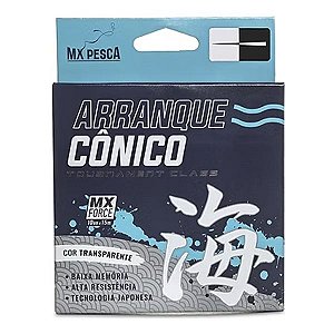 Arranque Cônico MX Pesca 0.18-0.45 10pç - Transparente