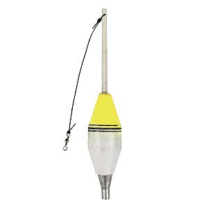 Boia de Arremesso Torpedo Barão 02 Amarelo - 40g
