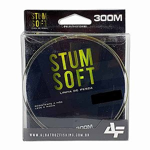 Linha Albatroz Stum Soft 300m Amarela - 0.48mm