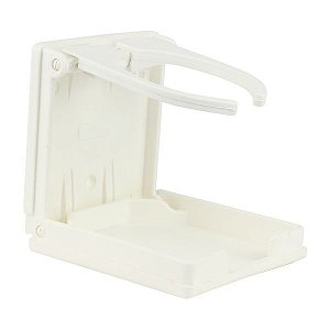 Porta Copo Dobrável para Barco - Branco