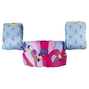 Colete Salva Vidas Infantil Ativa Kids até 25kg - Flamingo