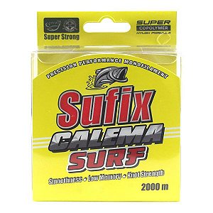 Linha Sufix Calema Surf Vermelho 2000m - 0.20mm