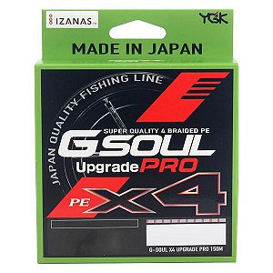 Linha YGK G Soul Upgrade Pro X4 150m - 50lb 0.33mm