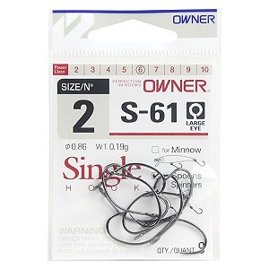 Anzol Owner Single Hook S61