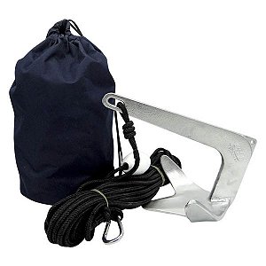 Kit Âncora Bruce 3.5kg com Cabo 20m