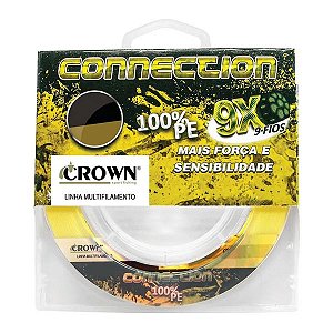 Linha Crown Connection 9X 300m Amarela - 0.31mm 60lb