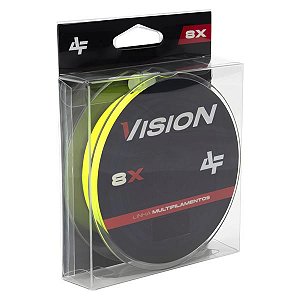 Linha Albatroz Vision 8X 150m Amarela - 28lb 0.20mm