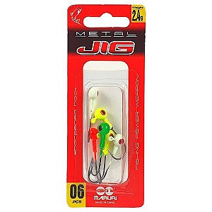 Anzol Jig Head Maruri Metal Jig 01 2.4g - 6pçs