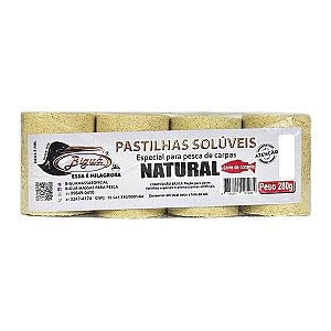 Isca Pastilha Carpa Biguá Natural - 4pçs