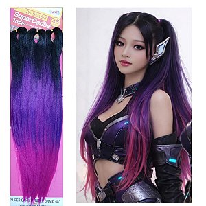 Cabelo Colorido P/ Trança Box Braid Jumbo Caribenho Janete
