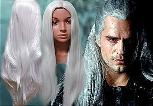 Wig P/ Personagem cosplay Princesa, Rainha Branca, Game of Thrones, The Witcher, série de TV, Filme, Cinema, Jogos, Games, anime