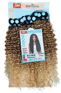 Cabelo Bio Vegetal cacheado volumoso macio sleek modelo Elina