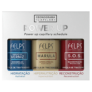 Felps Cronograma Capilar Ampolas Power Up 3x15ml