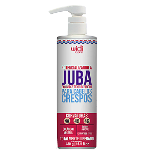 Potencializando A Juba 480g Gommage Texturizadora Definição Crespos e Cacheados Widi Care