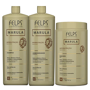 Felps Marula Hipernutrição Kit Trio Profissional - 3x1