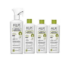 Felps Cachos Azeite De Abacate Kit 4 Itens