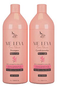 Zap Kit Me Leva Shampoo E Cond/ Rosa Mosqueta & Ceramidas 1l