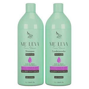 Kit Zap Shampoo + Condicionador Hidratação Óleo de Argan & Ácido Hialurônico
