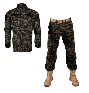 Farda Tática Bélica - Calça e Gandola Marpat