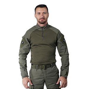 Combat Shirt Verde Oliva Bélica