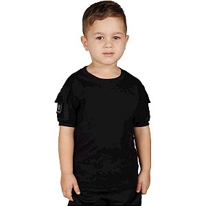 Camiseta Infantil Ranger Kids Preta Bélica