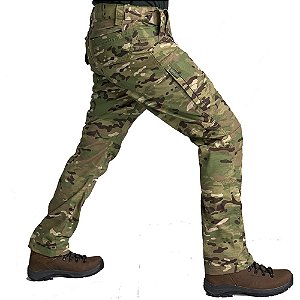 Calça Masculina B10 Camuflada Multicam Bélica