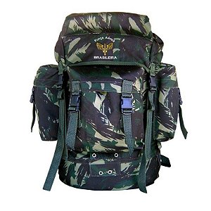 Mochila PQDT Camuflada Brasão Força Aérea Brasileira (FAB)