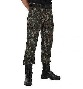 Calça de Combate Camuflada Padrão Exército Brasileiro