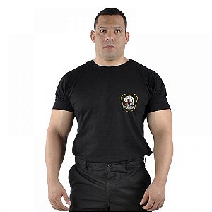 Camiseta Militar Bordada Forças Especiais