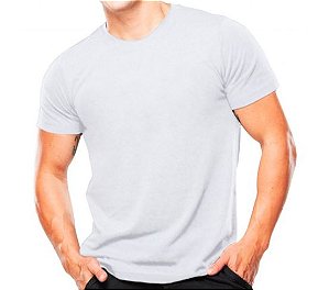 Camiseta Militar De Algodão Lisa Branca - Atack