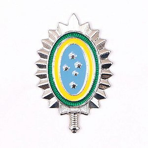 Distintivo Brasão do Exército Brasileiro em Metal para Boina - Elite