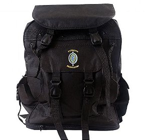 Mochila Canadense Preta Brasão EB