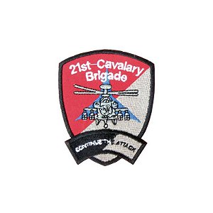 Patch Bordado Com Fecho De Contato 21 St Cavalry