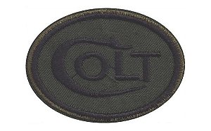 Patch Bordado Com Fecho De Contato Colt