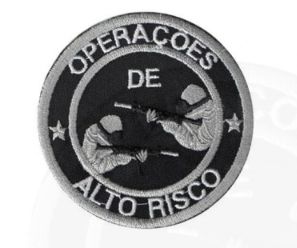 Patch Bordado Com Fecho De Contato Operações De Alto Risco