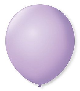 Balão Látex Liso Lilás Baby - 50 Unidades