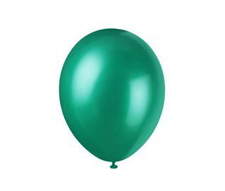Balão Látex Metálico Verde Nº9 - 25 Unidades
