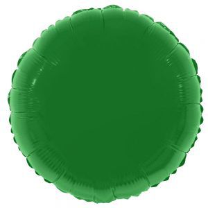 Balão Metalizado Redondo Verde - 45cm