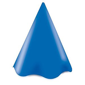 Chapéu de Festa Colors Azul Royal - 8 Unidades